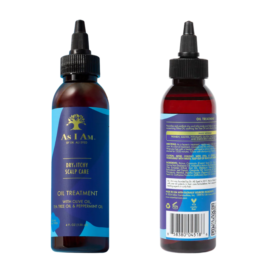 As I Am - Dry And Itchy Scalp Care Hair Oil - 120 ml