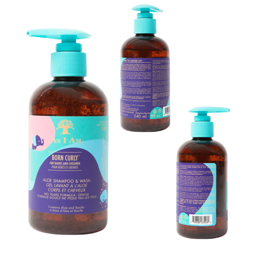 آز آي آم - شامبو الأطفال بورن كيرلي - 240 مل