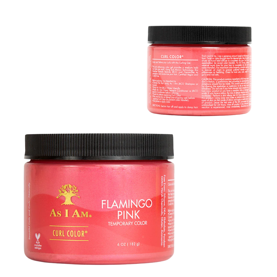 As I Am - Curl Hair Temporary Color Gel - Flamingo Pink - 182 gm