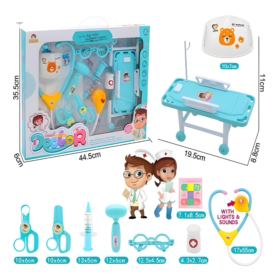 Stem Small Doctor Playset - Style May Vary - 8 Pcs