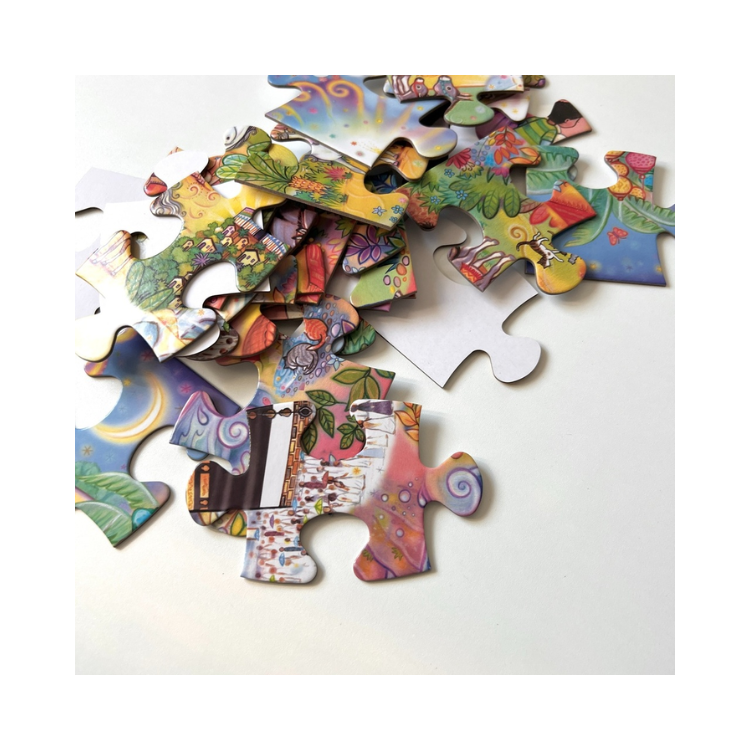 دار نشر كيوب - مجموعة الأحجيات الإسلامية الأولى - متعددة الألوان - 24 قطعة