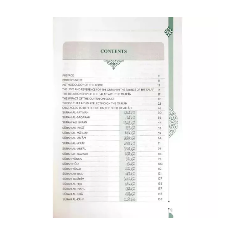 Dakwah Corner Bookstore - Tadabbur Of The Righteous: Reflection On The Verses Of The Noble Quran