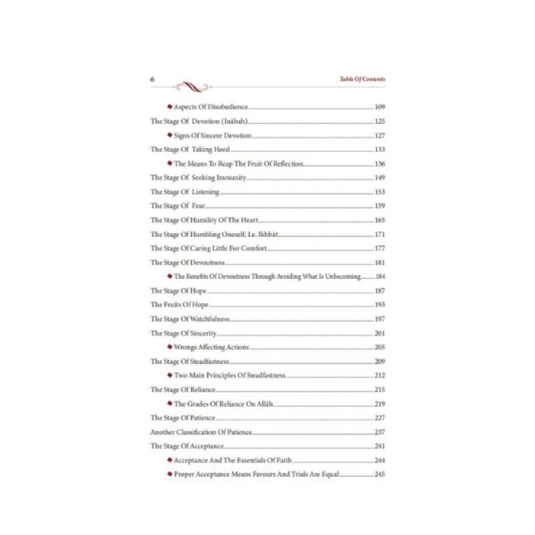 The Wayfarer's Journey Towards Allah