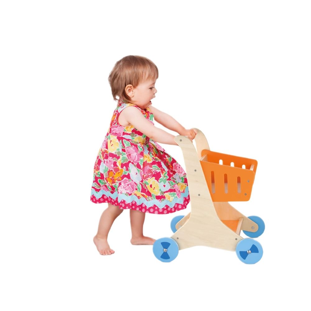 Woody Buddy - Blippi V Montessori Role Play Wooden Kids Trolley