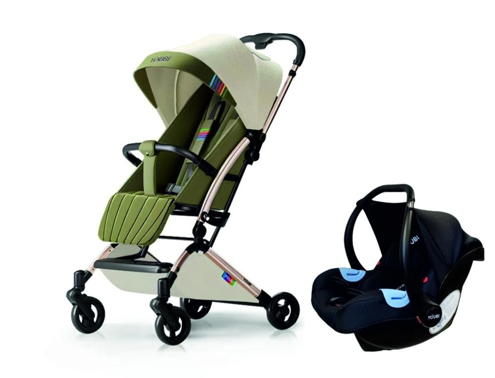 Youbi - Toddler German Travel System With Newborn Attachment - Olive