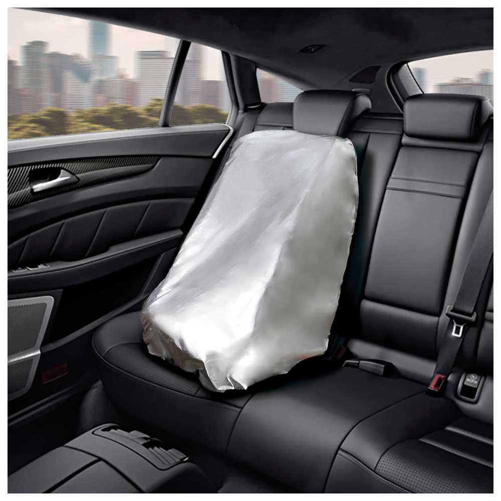 أسالفو - غطاء شمسي للكراسي داخل السيارة فقط - فضي