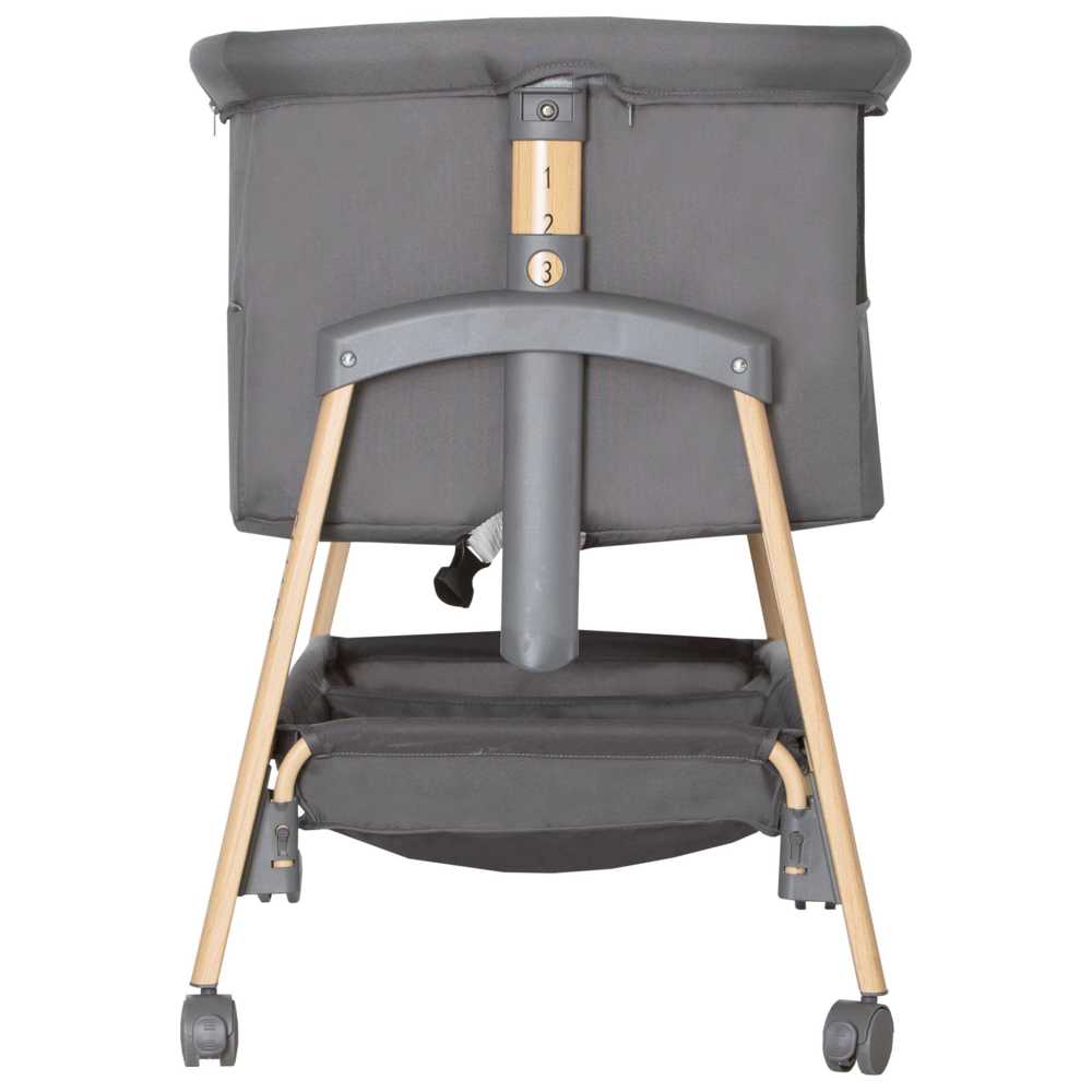 Asalvo 2-In-1 Mini Cot & Co-Sleep Crib - Smart - Grey