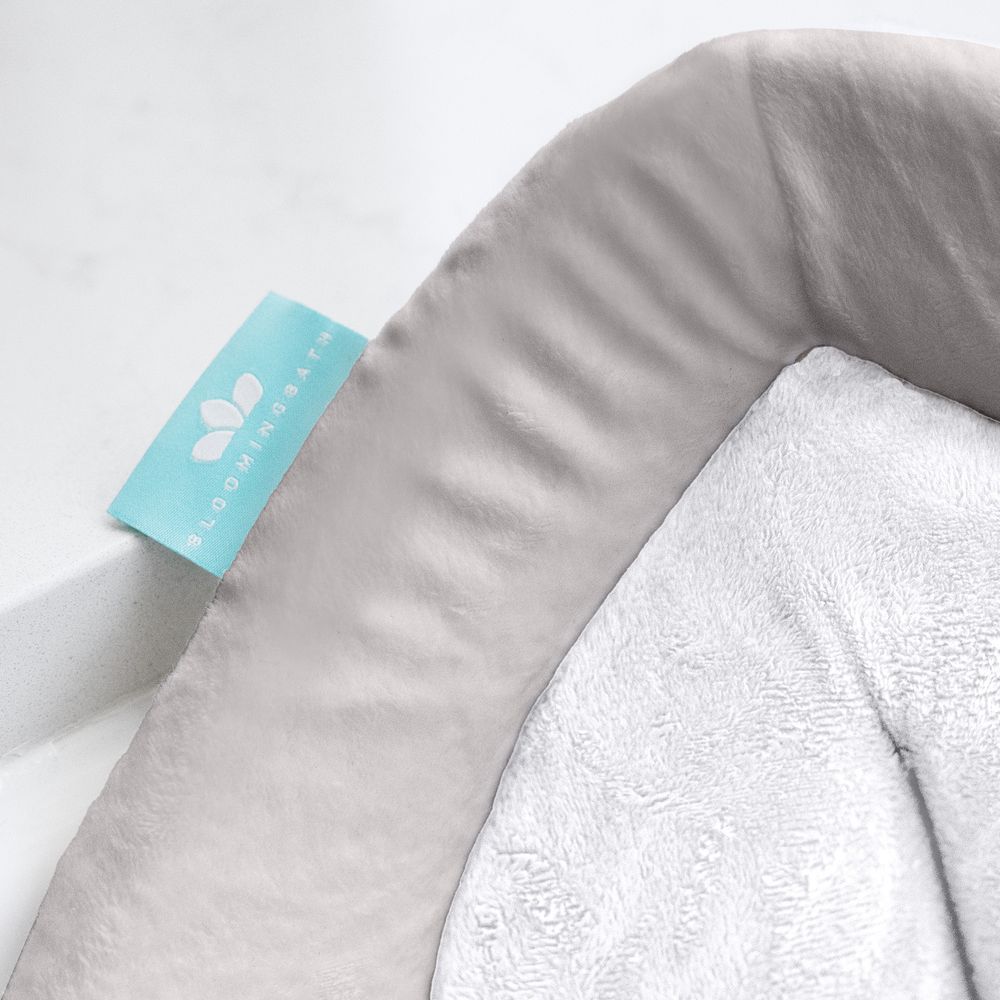 Blooming Bath - Baby Bath Lotus With Snaps - Grey/White/Yellow