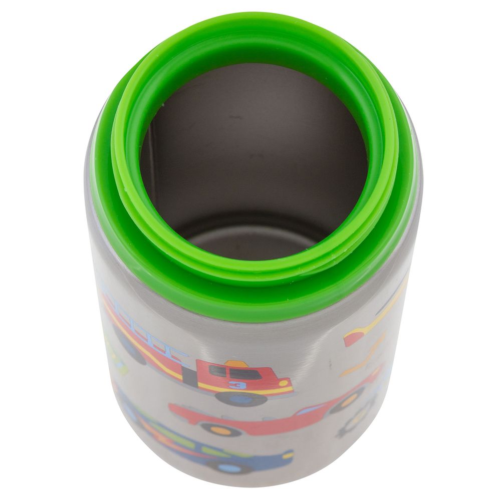 Stephen Joseph - Flip Top Stainless Steel Bottle - Transportation - 532ml