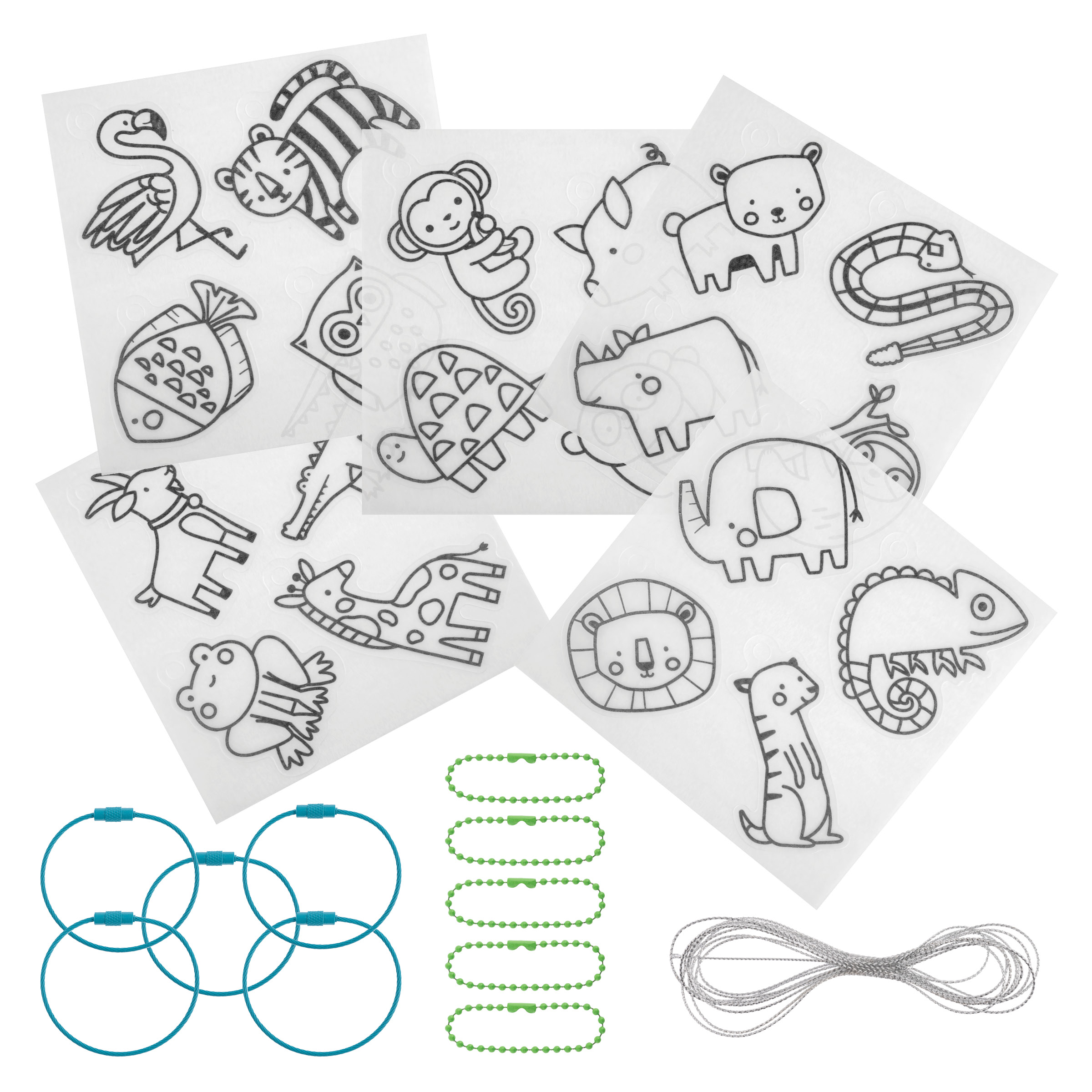 Stephen Joseph - Shrink Art Zoo - 28pc Kit