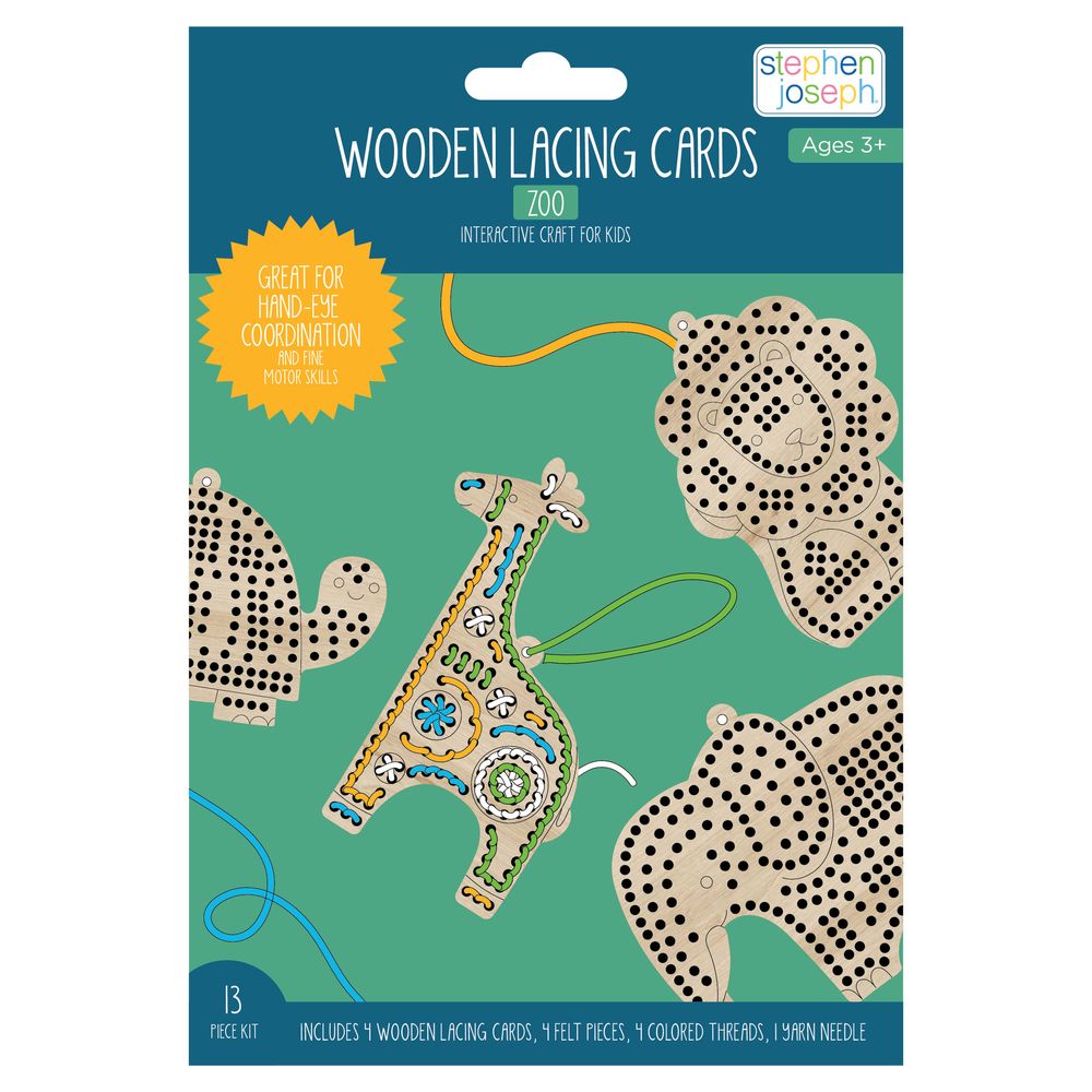ستيفن جوزيف - بطاقة ربط خشبية - حديقة الحيوان