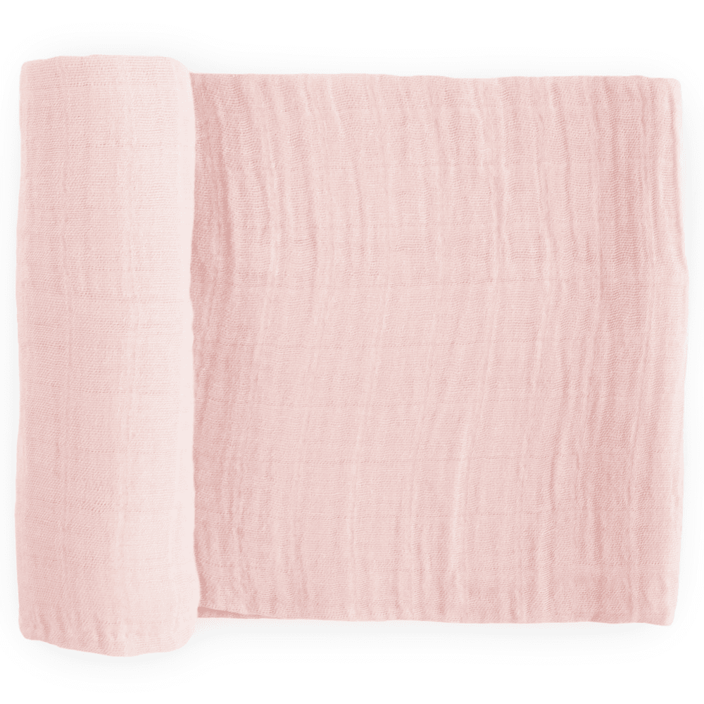 ليتل يونيكورن - قماط قماش (شاش) قطن - زهري فاتح