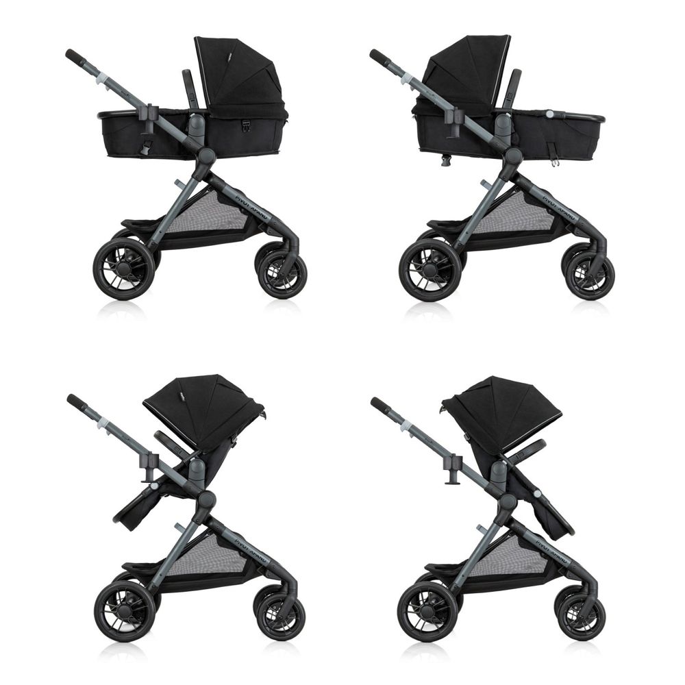 Evenflo - Pivot Xpand Modular Double Stroller - Ayrshire Black