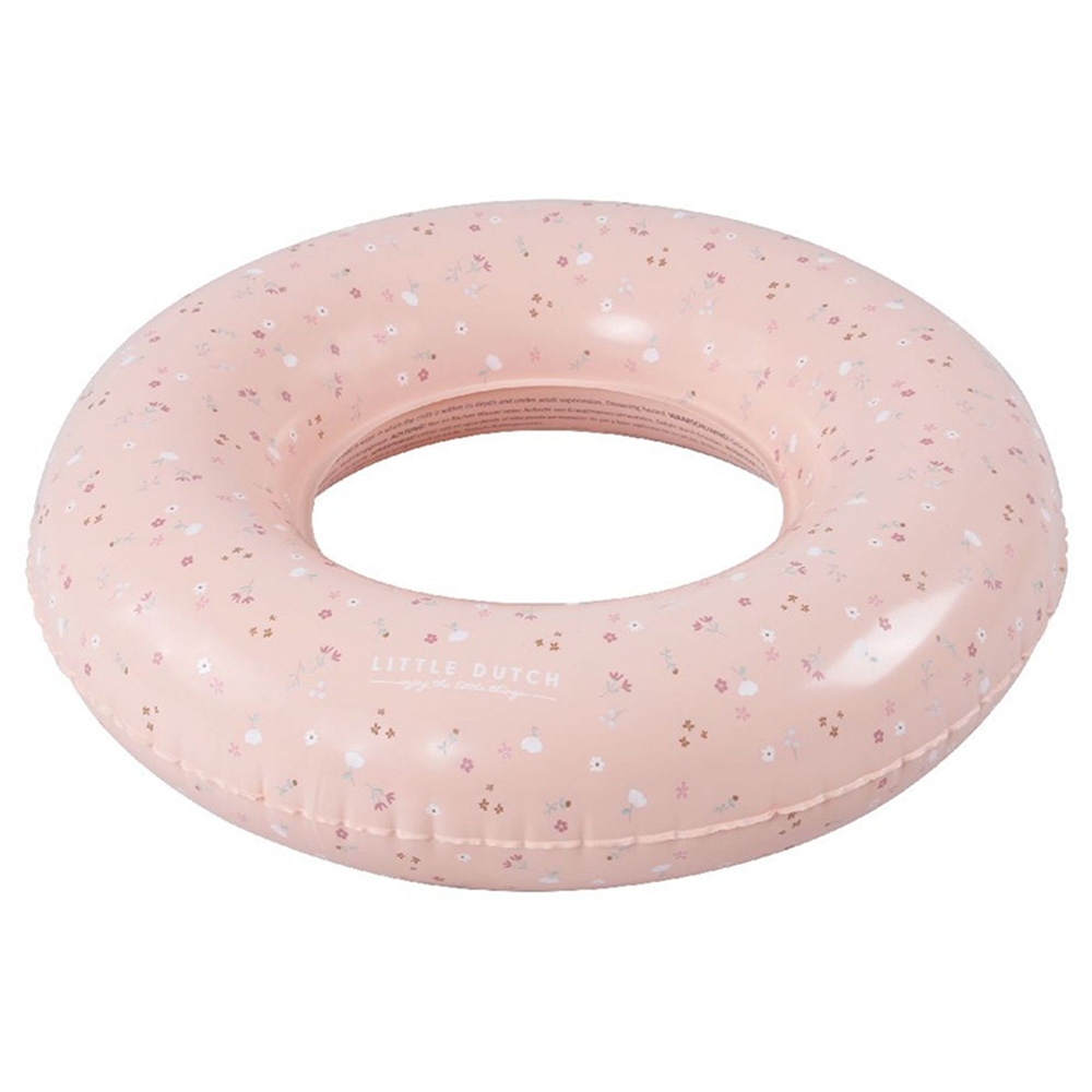 Little Dutch - Swim Ring - Pink Flowers - 50 cm
