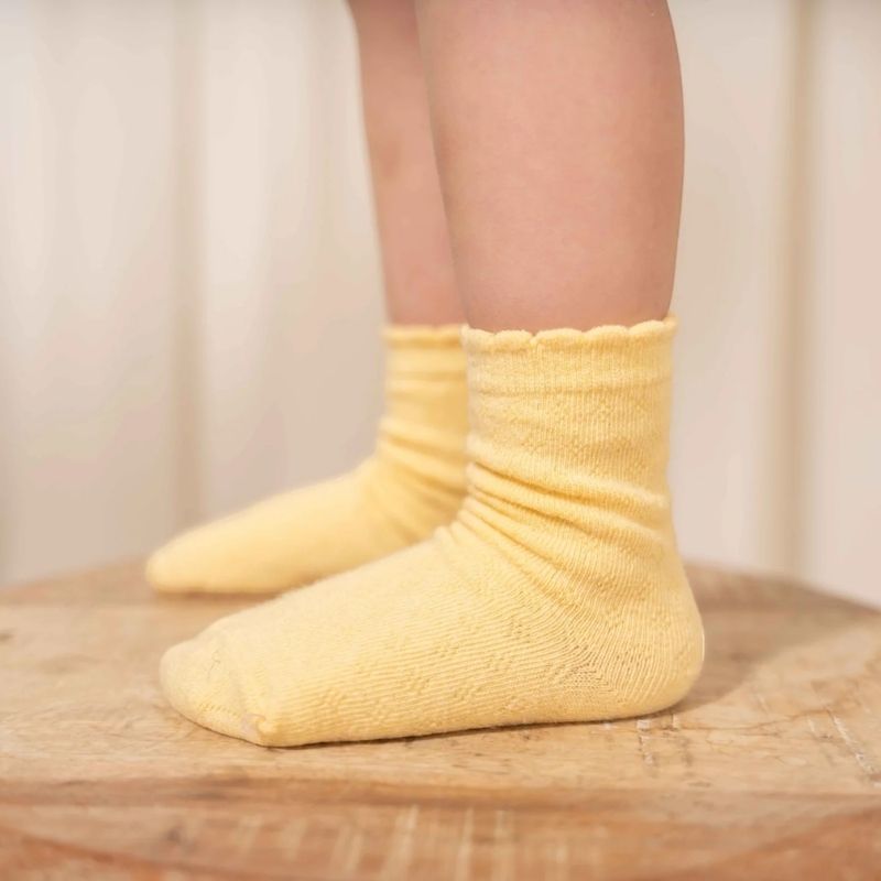 ليتل داتش - مجموعة جوارب - زهري وأبيض وأصفر - عدد 3