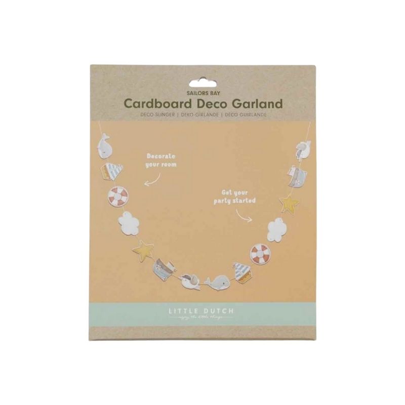 ليتل داتش - زينة تعليق ورق مقوى - خليج البحارة - 200 سم