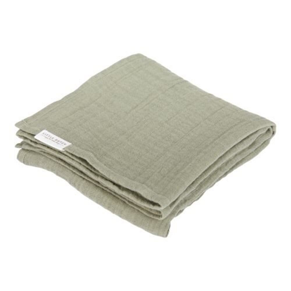 Little Dutch - Swaddles Set Muslin  70x70cm - Little Farm - Olive