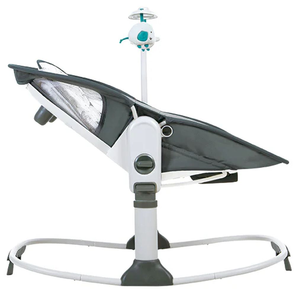 ماستيلا - مهد متنقل وهزاز 6 في 1 - رمادي داكن