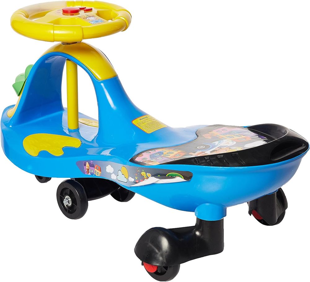 Factual Toys - Kids Swing Ride-On Car - Blue