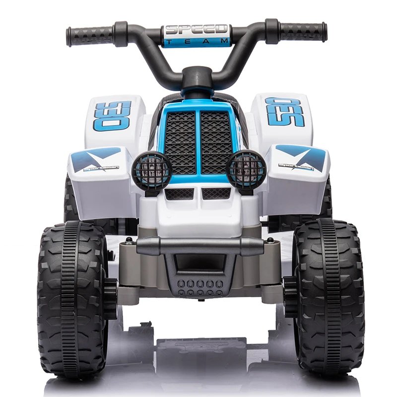 Factual Toys - Kids Electric Ride-On Quad Bike 6V - White