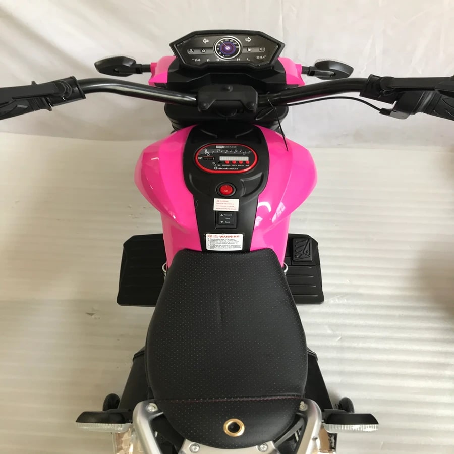 Factual Toys - Kids Electric Ktm Style Ride On Bike - 12v - Pink