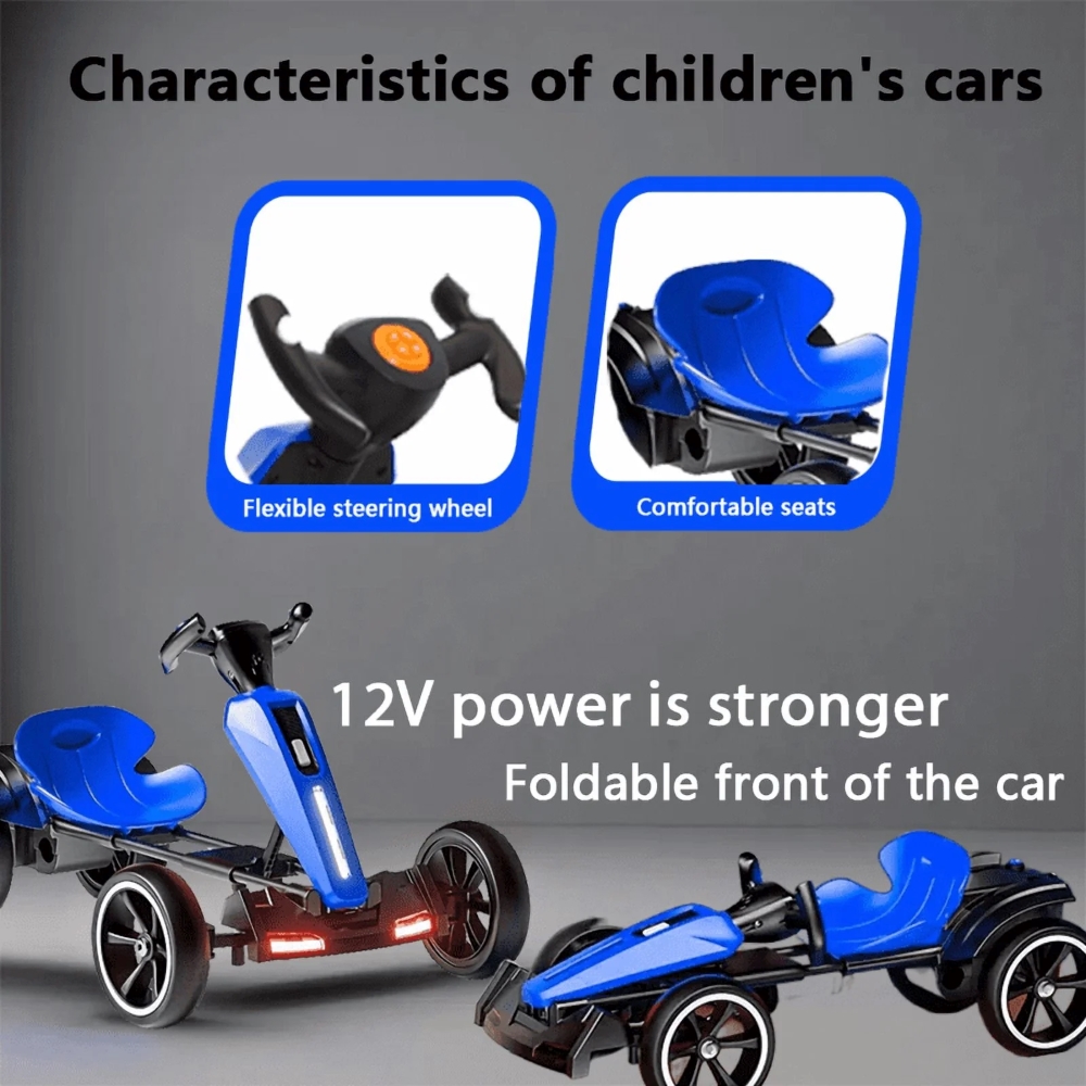 Factual Toys Kids Electric Pedal Go Kart - 12V