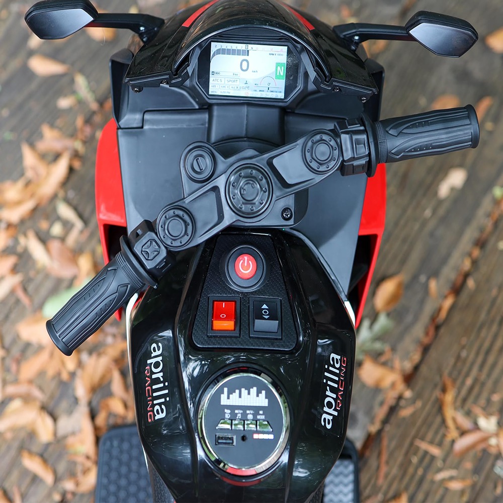 Factual Toys Aprilia Licensed Ride On Motorcycle - 24V