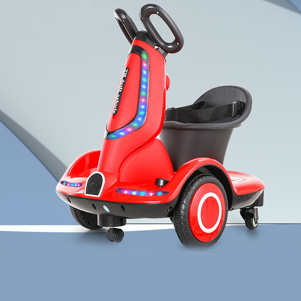 ألعاب واقعية - سيارة كهربائية دوارة للأطفال مع جهاز تحكم عن بعد 6 فولت