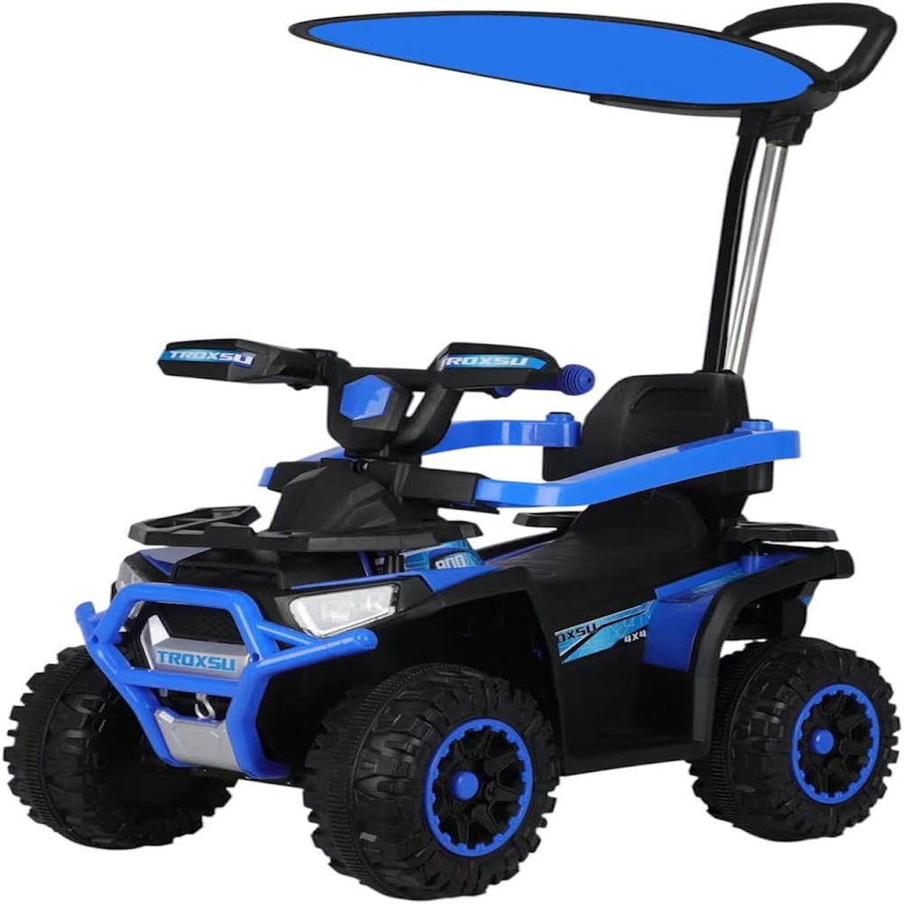 Factual Toys Kids Push Ride On Car With Sunshade Canopy