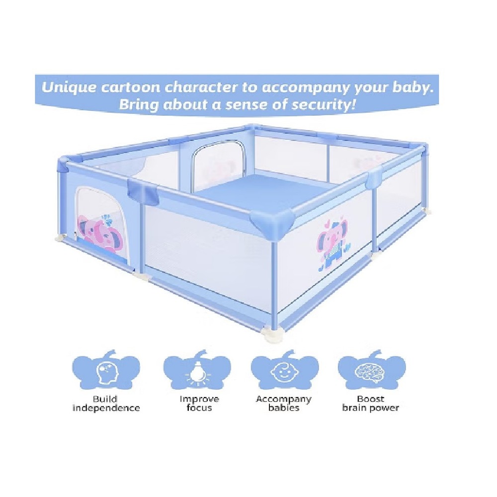 فاكتشوال تويز - ساحة لعب للأطفال مع بوابة - متعدد الألوان