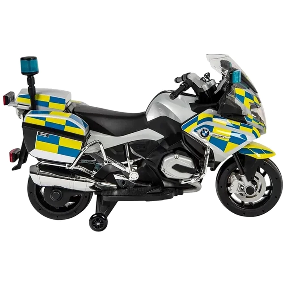 BMW Kids Police Electric Motorcycle 12V - Grey
