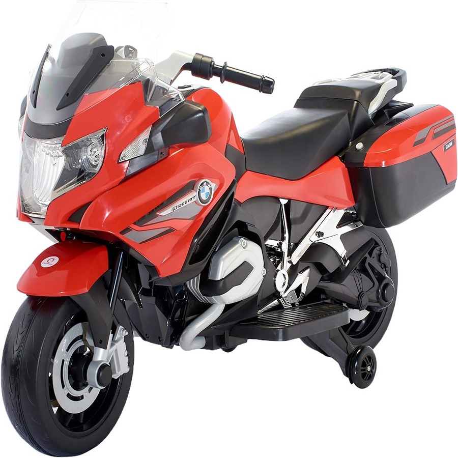فاكتشوال تويز - دراجة نارية للأطفال بي إم دبليو 12 فولت - أحمر