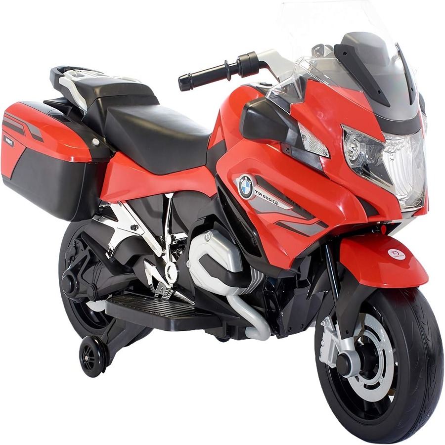فاكتشوال تويز - دراجة نارية للأطفال بي إم دبليو 12 فولت - أحمر