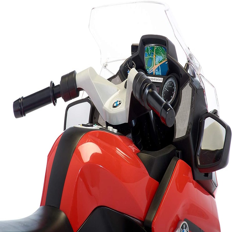 فاكتشوال تويز - دراجة نارية للأطفال بي إم دبليو 12 فولت - أحمر