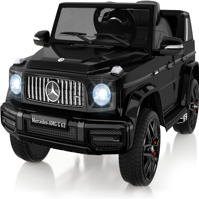 فاكتشوال تويز - سيارة مرسيدس بنز AMG G63 للأطفال - 12 فولت - أسود