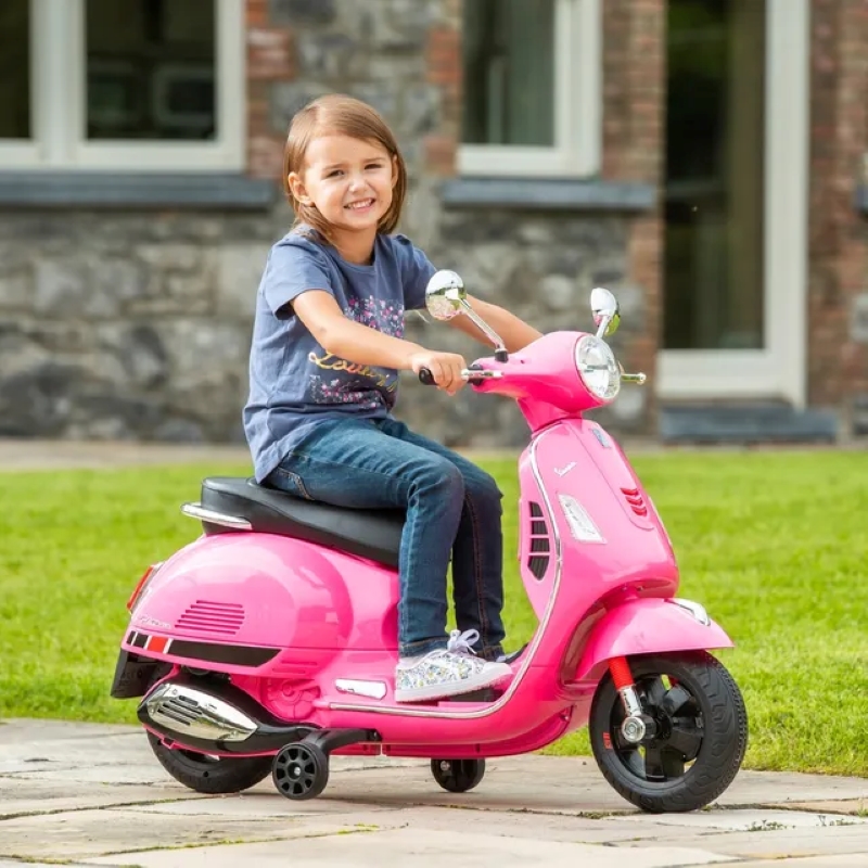 Factual Toys - Vespa Kids Power Riding Scotty - 12V - Pink