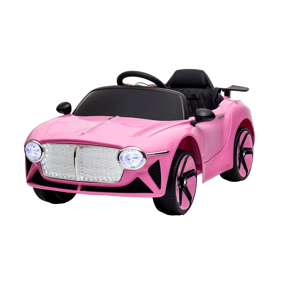 فاكتشوال تويز - سيارة للأطفال مع جهاز تحكم عن بعد - 12 فولت - زهري