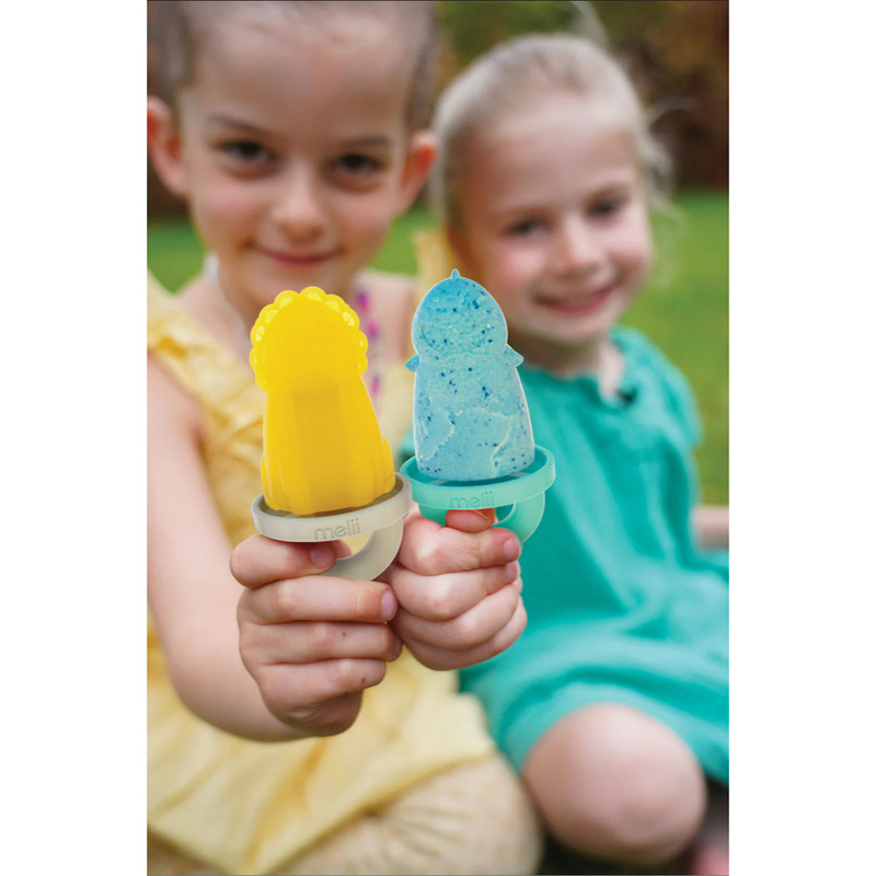 ميلي - قوالب المثلجات مع صينية - حيوانات - 6 قطع