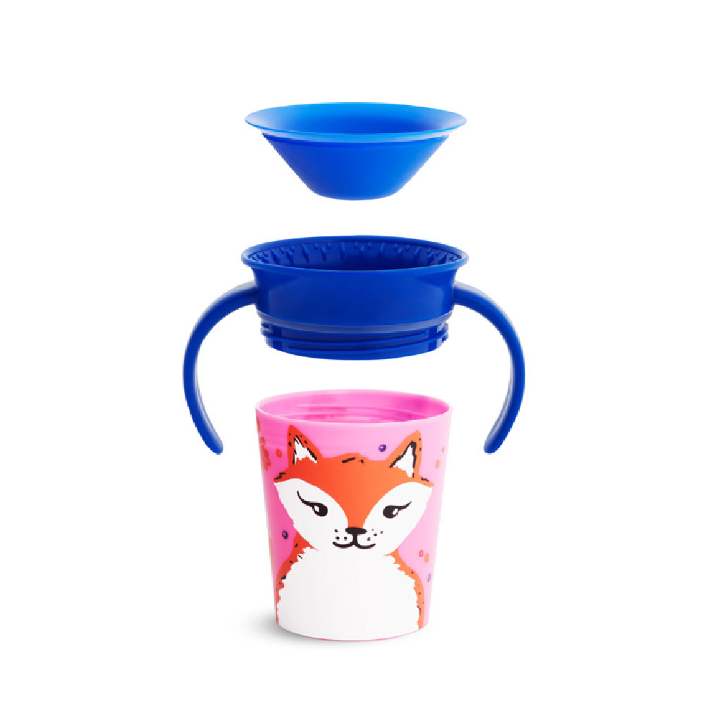 Munchkin - Miracle 360 Degree Degree WildLove Baby Trainer Cup - 6m + Fox - 177ml