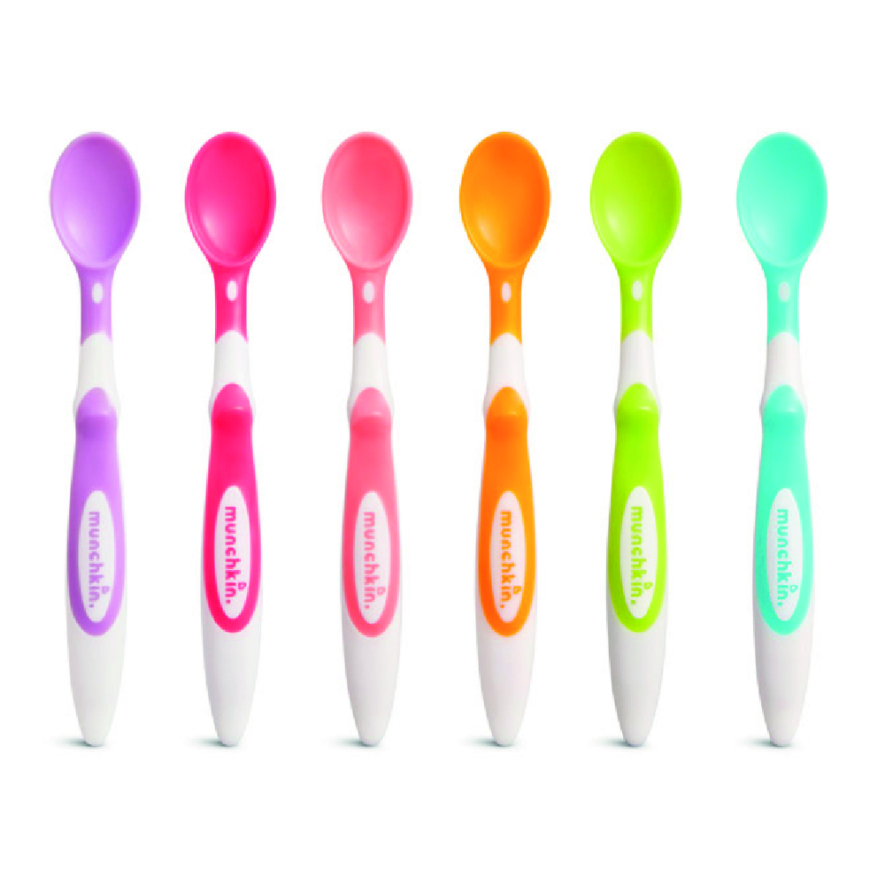 Munchkin Soft-Tip Infant Spoons - Pack of 6 - 3m+