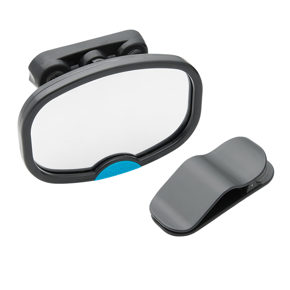 مانشكين - مرآة سيارة بريكا ثنائية الرؤية للأطفال - أسود