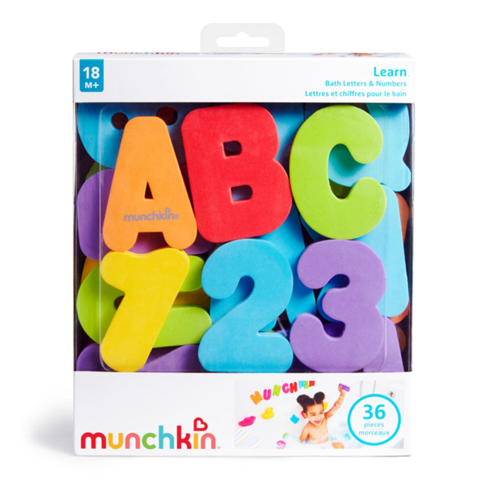 Munchkin - Learn Bath Letters & Numbers - 36 Pcs