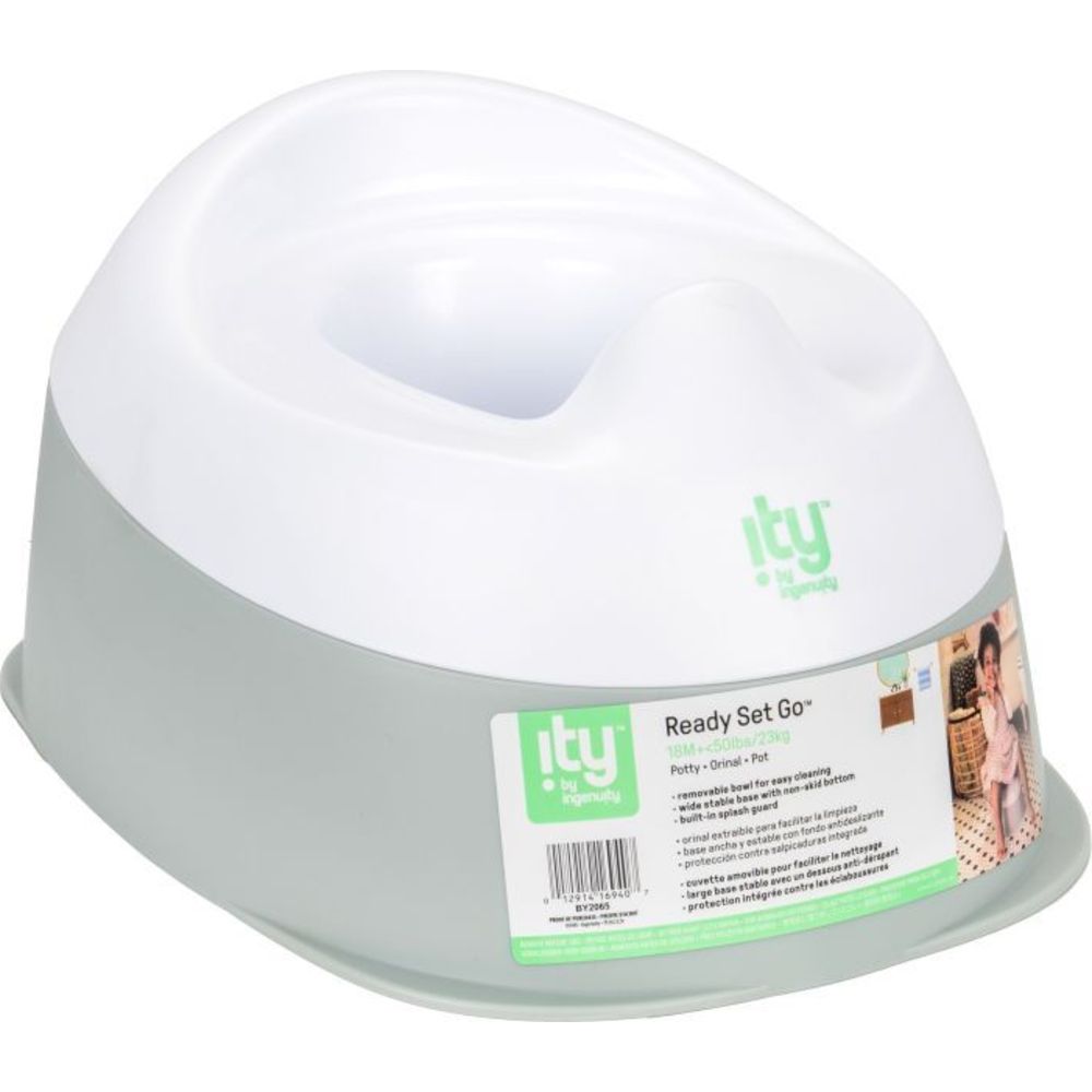 Ingenuity - Ready Set Go Potty - White/Grey