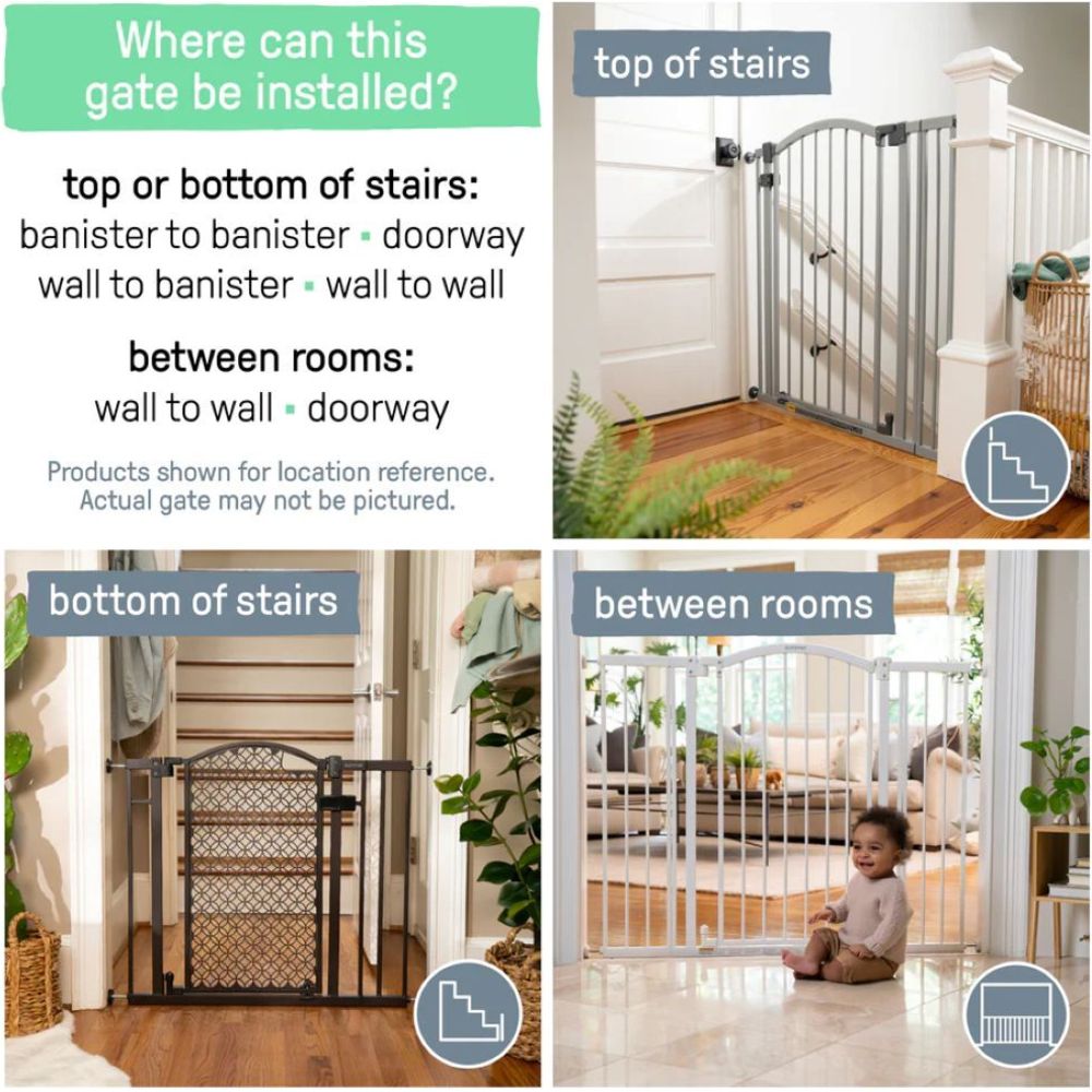 إنجينويتي - بوابة حماية الأطفال دورواي سلسلة 42W - رمادي