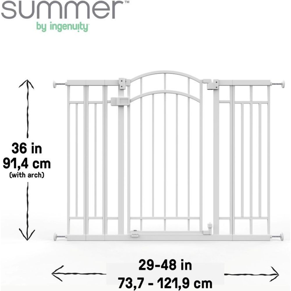 Ingenuity - The Doorway Baby Safety Gate - White - 122 cm