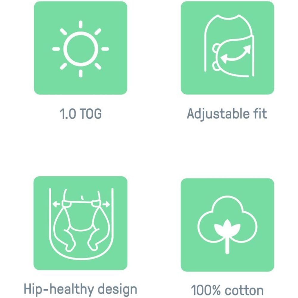 Ingenuity - SwaddleMe Arms Free Convertible Swaddle - Luna