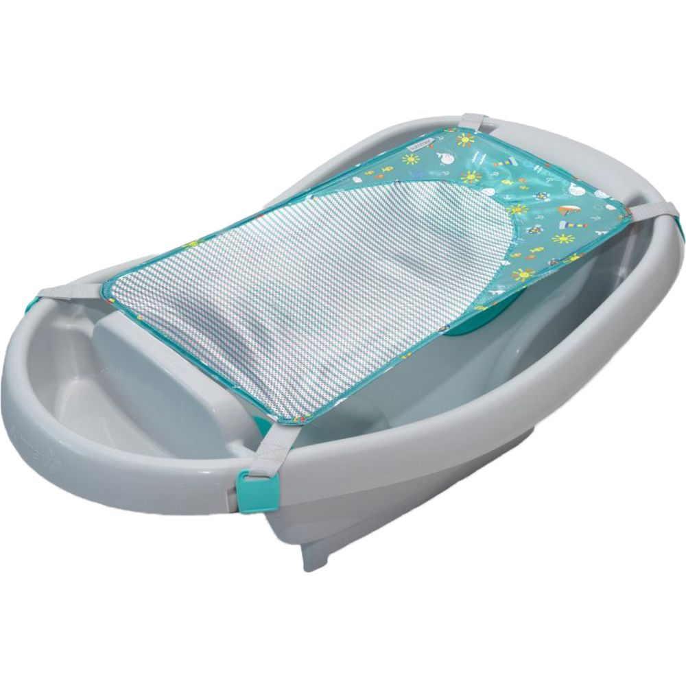 Ingenuity - Comfy Clean Deluxe Baby Bath Tub - Blue