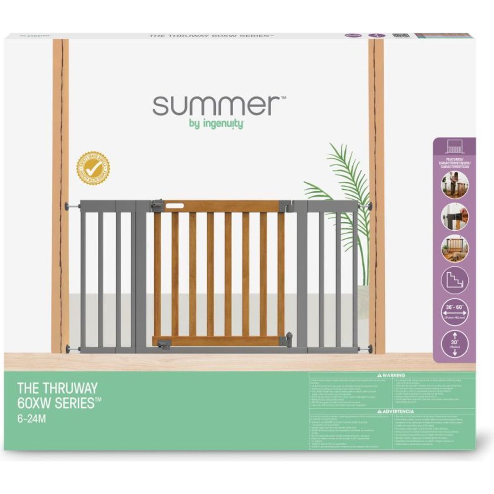 Ingenuity - The Thruway Baby Safety Gates - 60-Inch