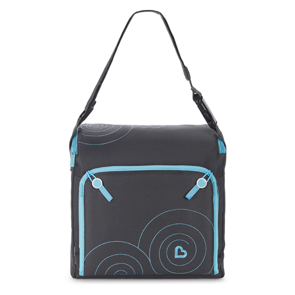 مانشكين - كرسي داعم للسفر جو بوست بريكا - أزرق