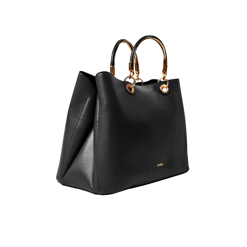 Amica - Emilia Women's Soft Leather Satchel Handbag